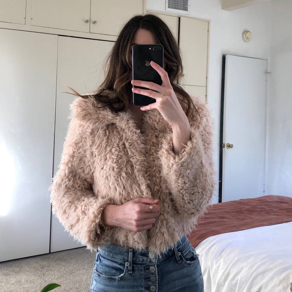 Showpo Fur Crop Jacket